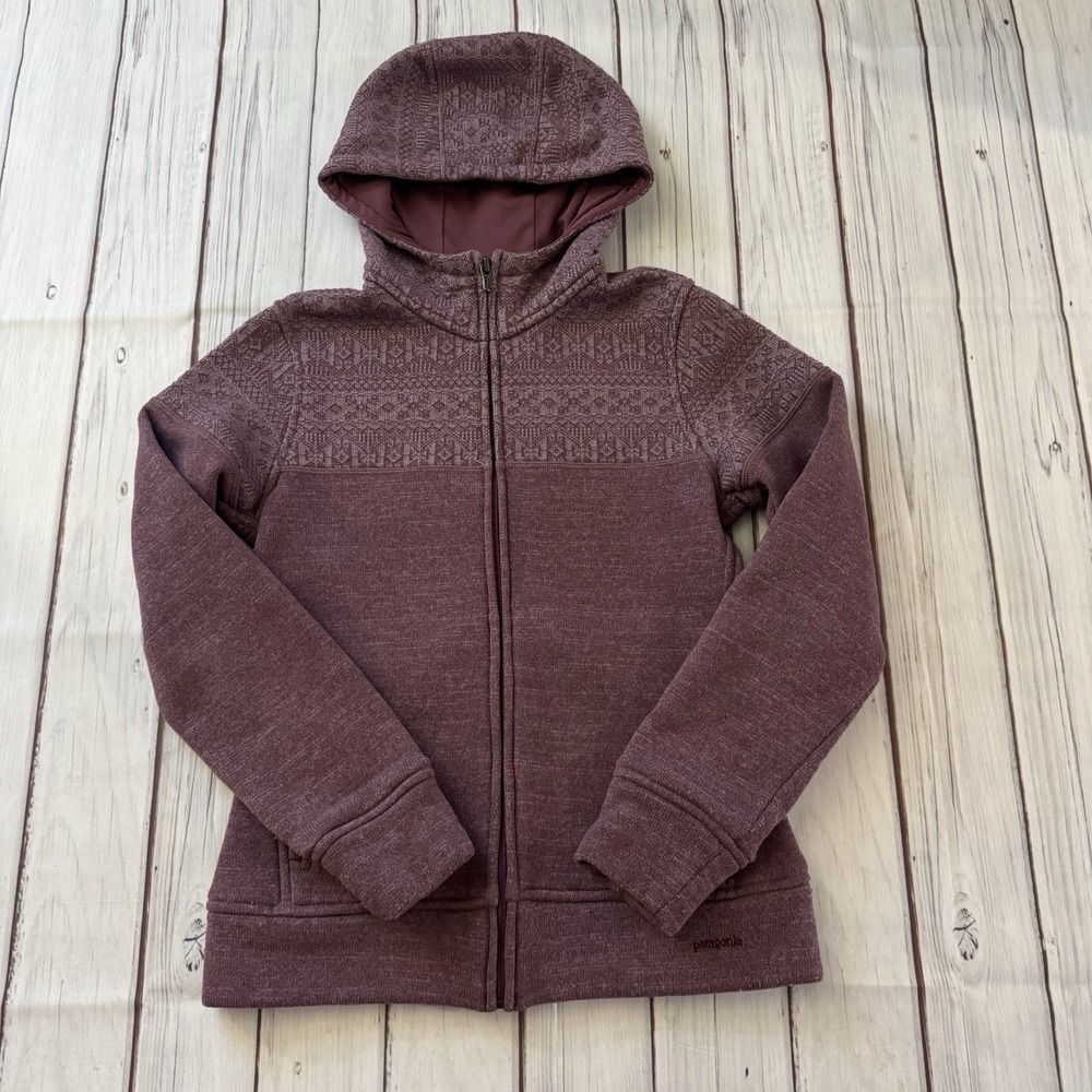 Patagonia Better Sweater Womens‎ XS Icelandic Hoody Full Zip Fleece Purple